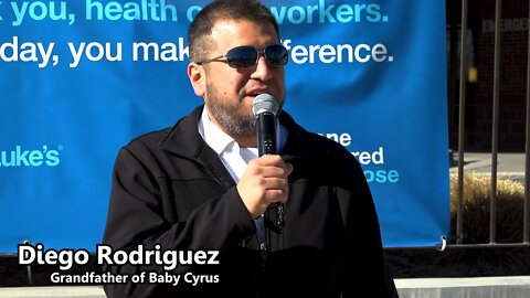 Save Baby Cyrus: Speech & Prayer by Diego Rodriguez at St. Luke's Hospital Boise, Idaho