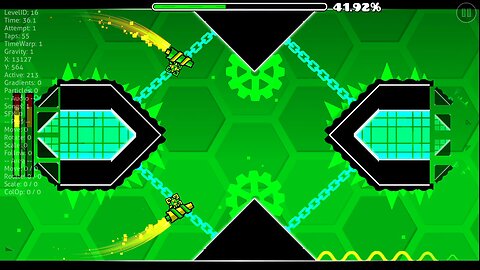 Hexagon force-all coins-geometry dash