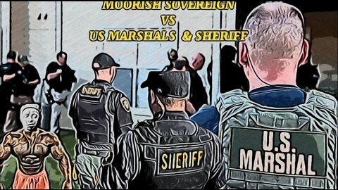 SOVEREIGN MOOR USES HIS KID AS A HUMAN SHIELD WHILE THE U.S. MARSHALS & SHERIFF ARE AT HIS DOOR