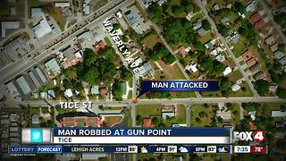 Man robbed at gunpoint outside Tice Elementary School