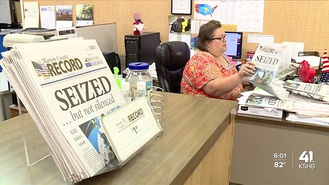 Marion County attorney withdraws search warrant against Kansas newspaper; returns items