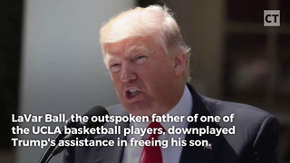 Trump Fires Shots at UCLA Player's Father
