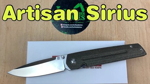 Artisan Cutlery Sirius front flipper / includes disassembly/ Ray Laconico design !