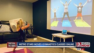 Metro Stars moving gymnastics classes online