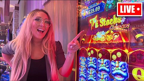 🔴LIVE! STACKS CASH ON On Fu Stacks Slot Machine w/ The Slot Ladies