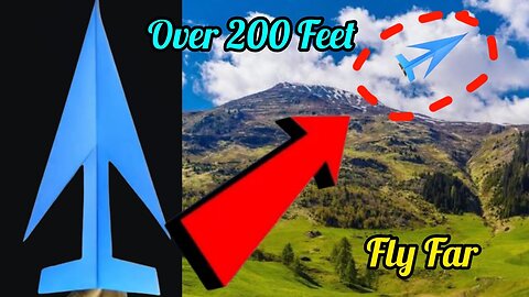 How to make a paper airplane that flies 250 feet / Paper airplane are easy to make