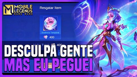 EU... EU PEGUEI A NOVA SKIN DA ANGELA 😭😭😭😭😭😭😭😭 | MLBB