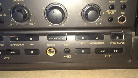 Technics TR 979 Dual Cassette Deck!