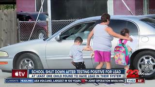 School shut down after testing positive for lead