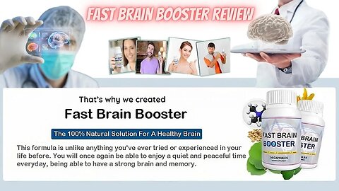 Fast Brain Booster -Fast Brain Booster Review -brain health -Fast Brain Booster reviews -brain power