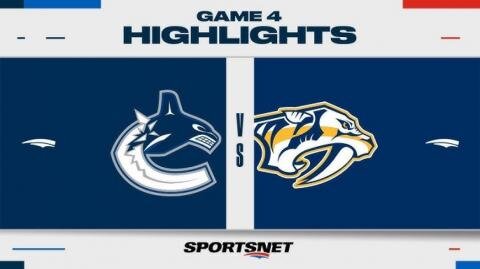 NHL Game 4 Highlights _ Canucks vs Predators