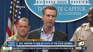 Newsom to deliver first State of the State address