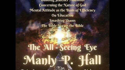 Manly P. Hall, The All Seeing Eye Magazine. Vol 4 Editors Briefs, shams, bible, nature of God 33