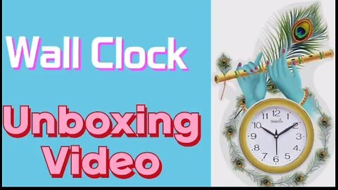 Unboxing Video Of Wall Clock | Wall Clock | Analog clock | Shopping 🛍️
