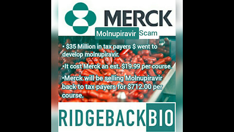 Merck, Ridgeback & The Molnupiravir Scam