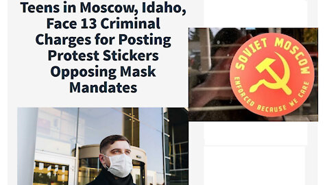 Soviet Moscow Idaho charges kids with 13 misdemeanors over stickers