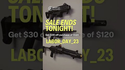 Use This Code for $30 Off!! SALE ENDS TONIGHT! #guns #ak47 #ar15 #mancave #50cal #army #laborday2023
