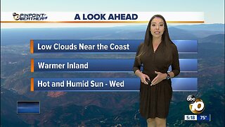 10News Pinpoint Weather with Meteorologist Angelica Campos