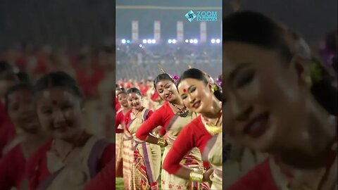 Assamese Bihu Dance | Narendra Modi | World Records | #shorts