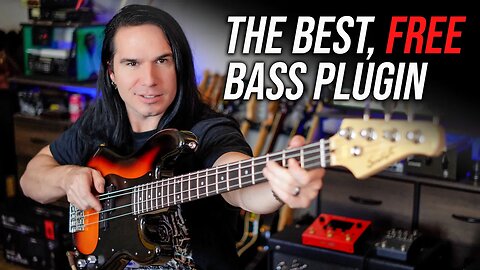 Recording THUNDEROUS BASS with MY FAVORITE BASS GUITAR PLUGIN (and it's a free download)