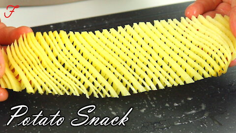 How To Make This Potato Snack | Try Out A New Potato Snack | Potato Snack | Potato Waffle
