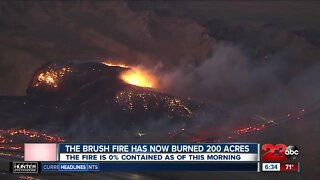 Post Fire has now burned 200 acres