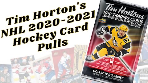 Tim Horton's NHL Hockey Card Pull Session #4