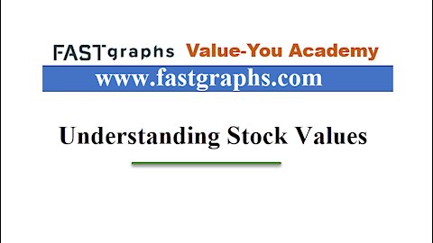 4 - Introduction to Understanding Stock Values