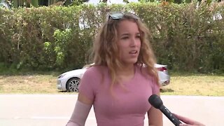 Interview with Boca Raton crash victim