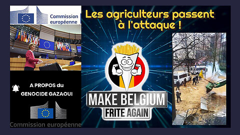 BELGIQUE / Commission européenne, agriculteurs et "gazaouis" (Hd 720)