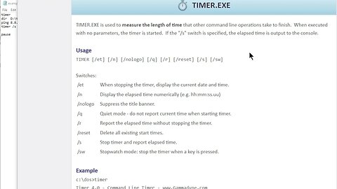 Measure Task Time With Timer