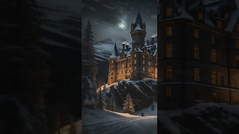 Howling wind and blowing snow for Relaxing | The Warmth of the Castle Awaits