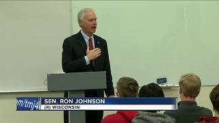 Sen. Ron Johnson visits Wauwatosa West students