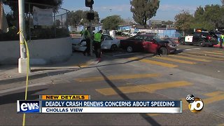 Crash at Chollas View intersection renews concerns over speeding