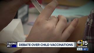 Arizona Department of Health concerned over dropping immunization rates