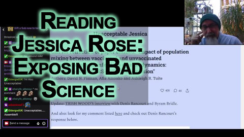 Reading Jessica Rose: Vaccinated Should Not Be Afraid of the Unvaccinated, Exposing Bad Science ASMR