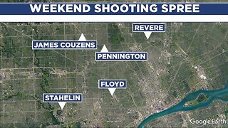 Violent weekend in Detroit with 13 shootings