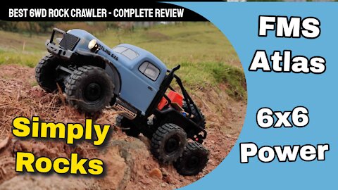 FMS Atlas 6x6 Mini 18th Scale 6WD RC Rock Crawler Review