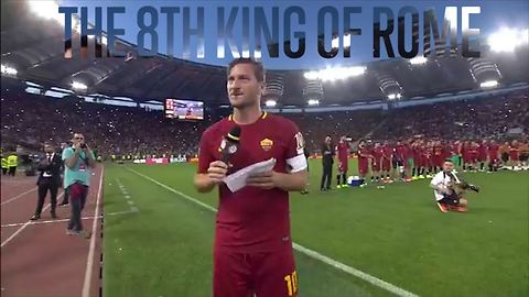 Totti is a legend: soccer's most moving farewell ever