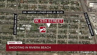 25 rounds fired in Riviera Beach Thursday night; 1 man injured