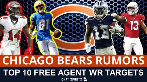 Chicago Bears Rumors: Top 10 Free Agent WR Targets To Replace Allen Robinson In 2022 NFL Free Agency