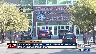 CCSD police officer injured during fight