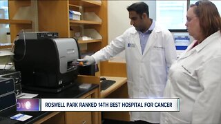 A comprehensive study ranks Roswell Park as the 14th best hospital in the country for cancer care