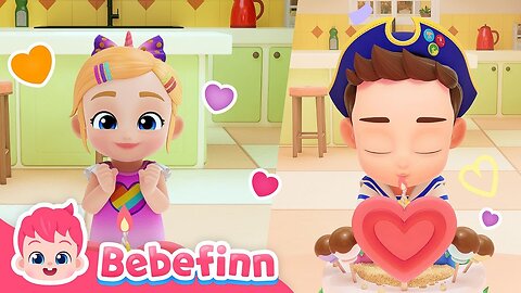 Happy 2nd Anniversary Bebefinn! 🎉 | Birthday Loop Animation from Bora and Brody