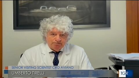 Prof. Umberto Tirelli al TGR Friuli Venezia Giulia
