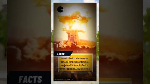 Fakta Unik dan Menarik Dunia Part 53| #facts #fakta #faktaunik #faktamenarik #fact #usa #nuklir