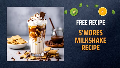 Free S'mores Milkshake Recipe 🥤🍫🔥Free Ebooks +Healing Frequency🎵