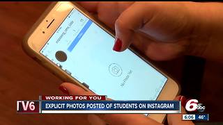 Revealing photos of Southport Middle School students displayed on Instagram page