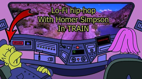 Chill Drive on Train - Lofi hip hop mix ~ Aesthetic Music, Stress Relief - Simpson
