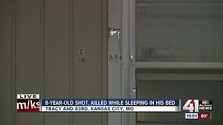 8-year-old shot and killed while sleeping in bed